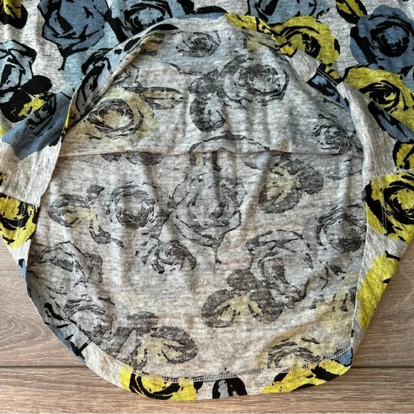 Ann Taylor  Loft Floral Pure Linen Knitted Top - Picture 8 of 16